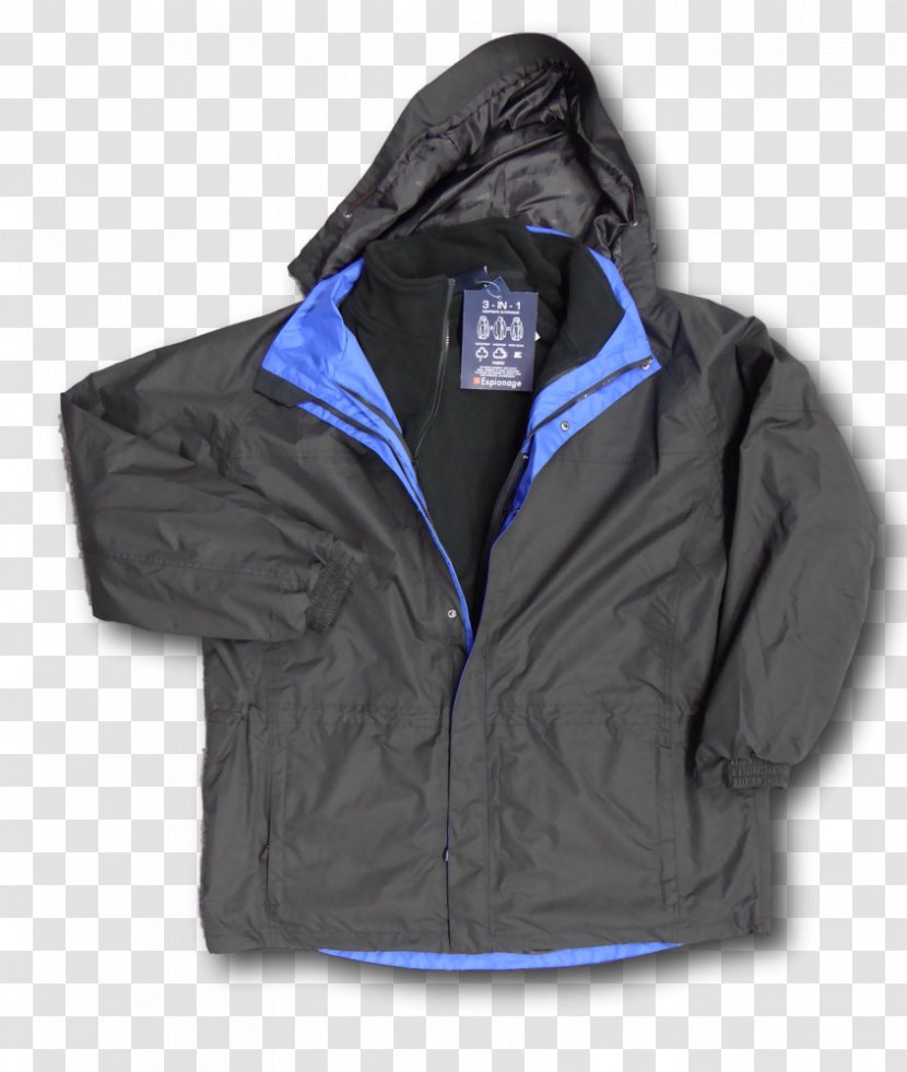 Hoodie Coat Clothing Jacket - Sweatshirt - Plus Size Denim With Hood Transparent PNG