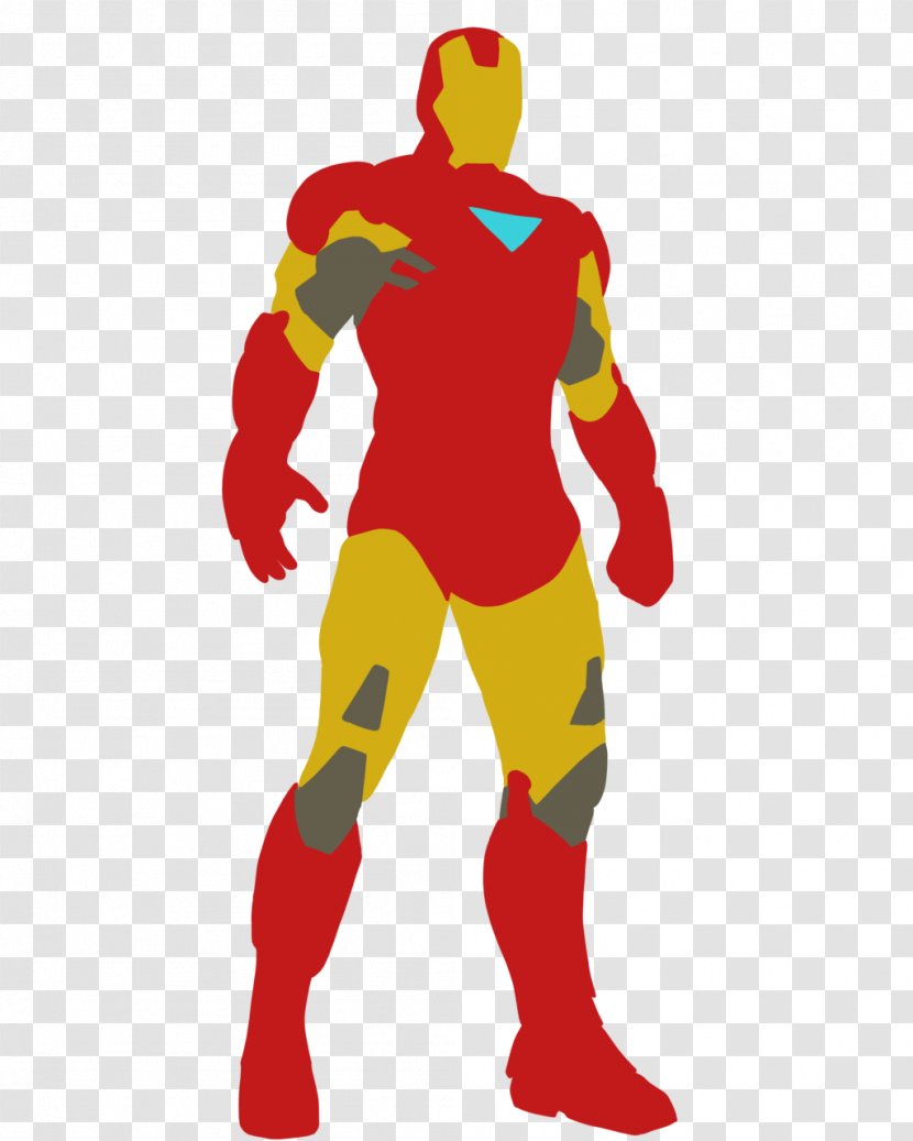 Iron Man Superhero Movie Standee Vodka Clip Art - Red - Back Transparent PNG