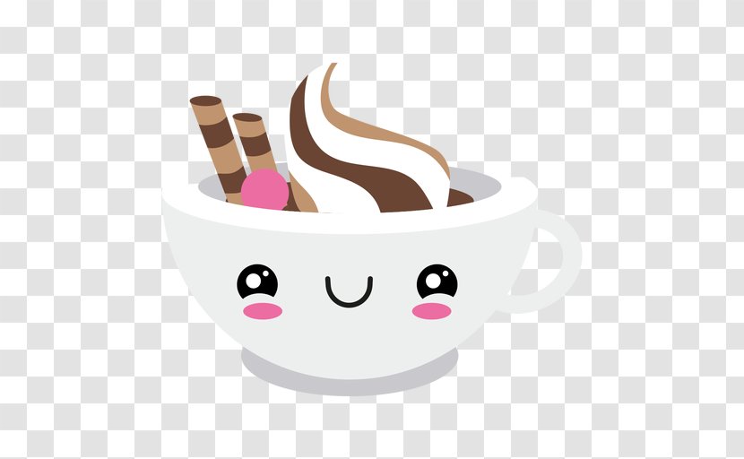 Frozen Food Cartoon - Coffee Cup - Ice Cream Transparent PNG