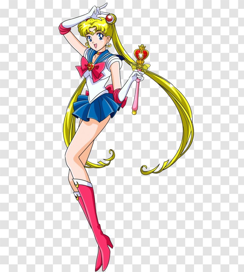 Sailor Moon Mars Chibiusa Venus Neptune - Flower Transparent PNG