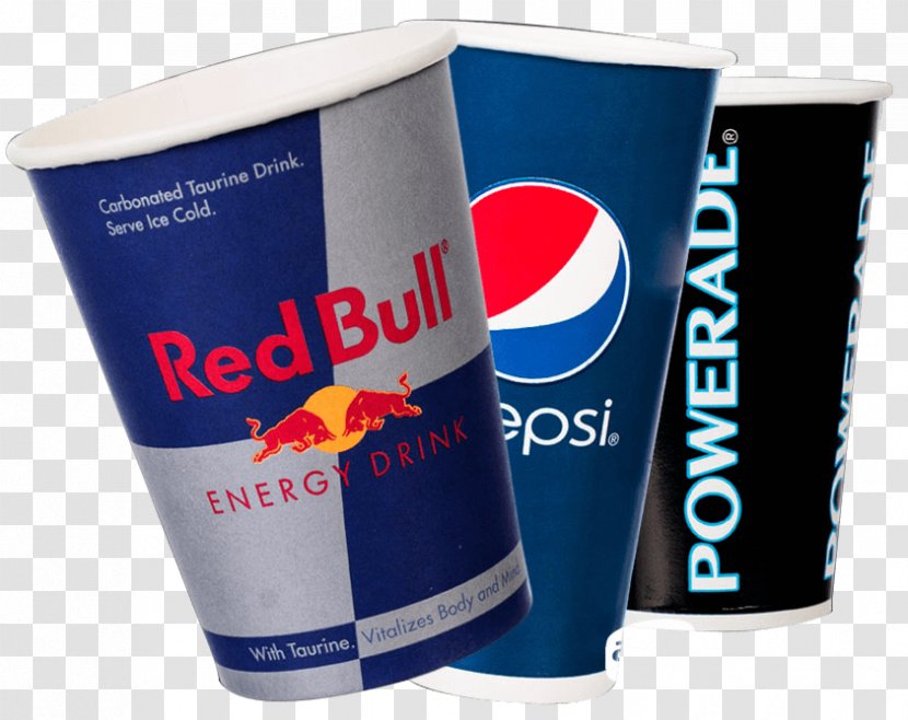Red Bull Paper Coffee Cup Disposable - Pint Glass Transparent PNG