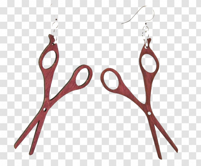 Earring Body Jewellery Necklace Color Scheme - Art - A Pair Of Scissors Transparent PNG