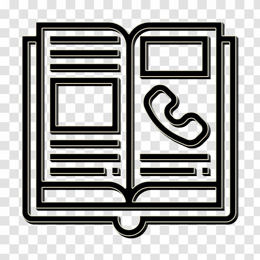 Contact Icon - Royaltyfree - Rectangle Book Transparent PNG