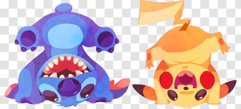 Stitch Pikachu Belle Lilo Pelekai Pokémon - Crossover Transparent PNG