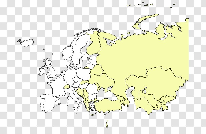 Europe Mapa Polityczna World Map Blank - First War Transparent PNG