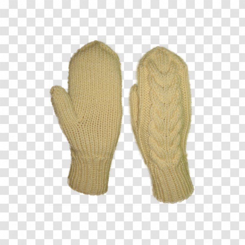 Glove Wool Beige - Shoe - Plait Transparent PNG