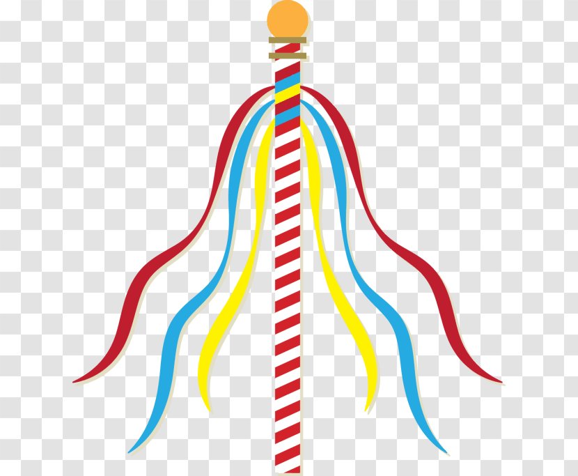Clip Art Line Body Jewellery Point - May Pole Maypole Dance Transparent PNG