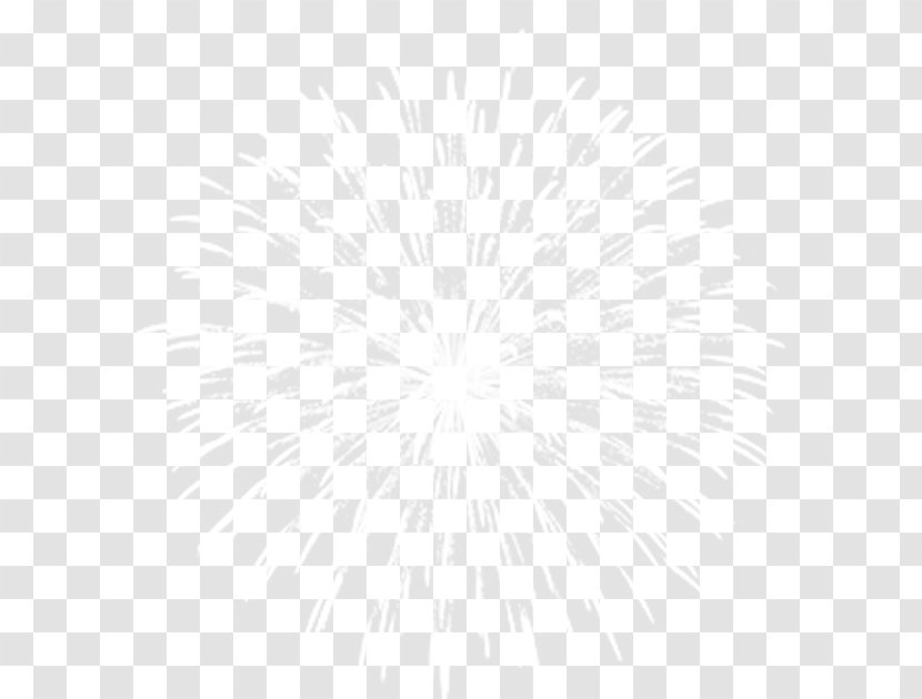 English Art Pattern - Monochrome - White Fireworks Material Transparent PNG