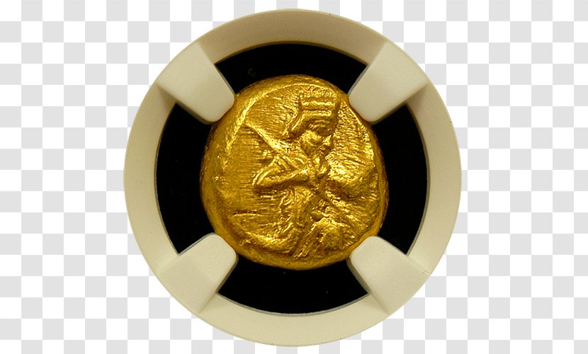 Achaemenid Empire Persian Gold Coin Lydia - Metal Transparent PNG