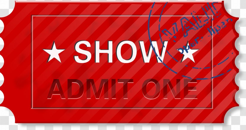 Ticket Concert Television Show Box Office Theater - Stub Transparent PNG