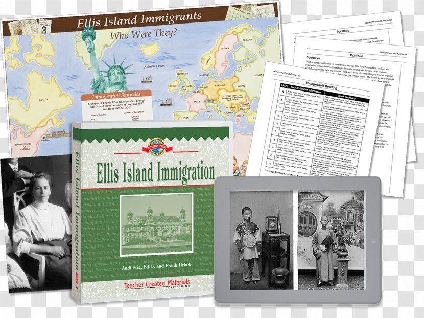 Ellis Island Immigration: Exploring History Advertising Transparent PNG