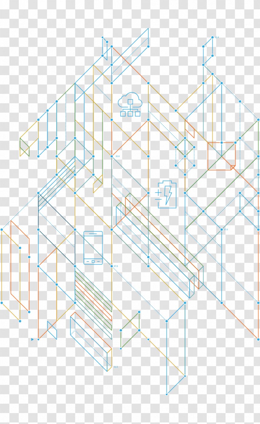 Facade Architecture Product Line Angle - Daylighting - Autonomy Poster Transparent PNG