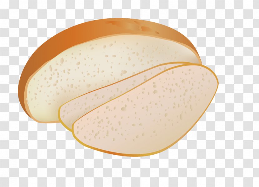 White Bread Sliced Bakery Food - Product Design - Vector Pure Transparent PNG