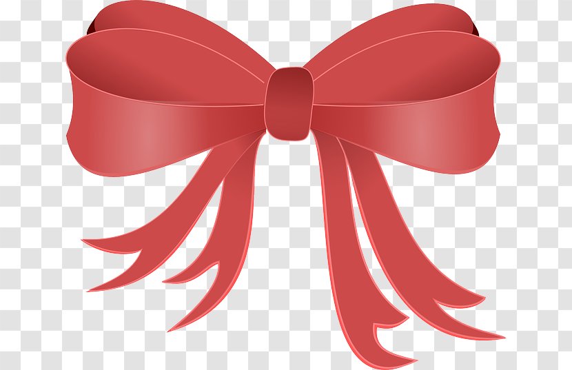 Bow And Arrow Clip Art - Red - Ribbon Decoration Transparent PNG