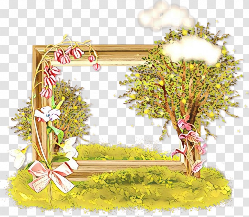 Floral Background Frame - Interior Design - Plant Transparent PNG