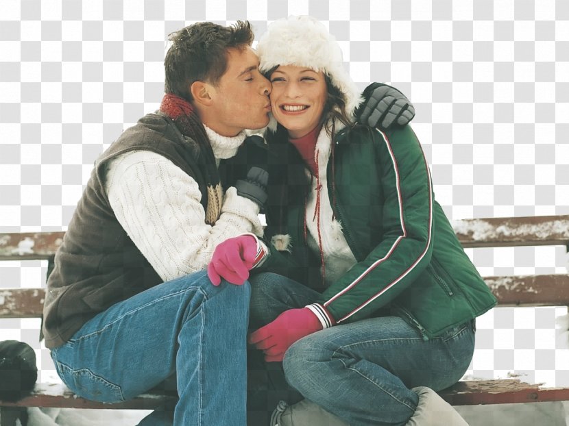 Love Romance Kiss Christmas Feeling - Flower - Couples Transparent PNG