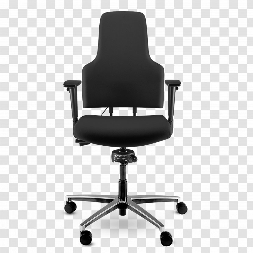 Office & Desk Chairs Swivel Chair Seat - Armrest Transparent PNG
