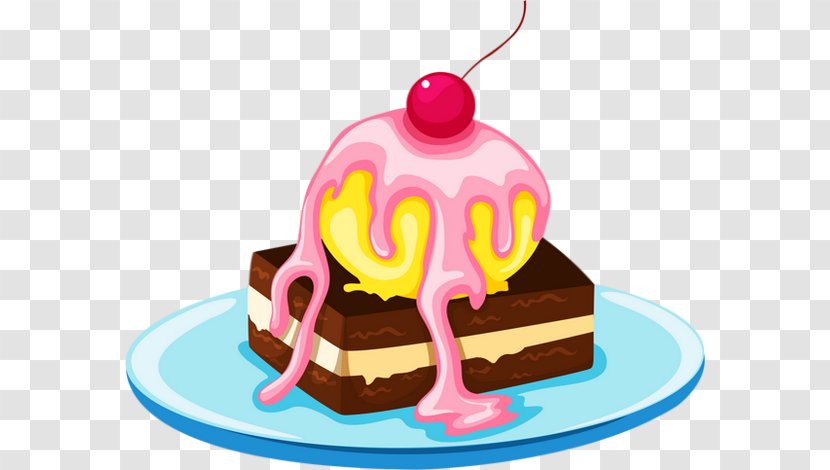 Ice Cream Cake Clip Art - Cartoon - Decorations Transparent PNG