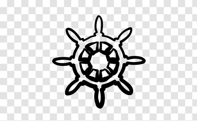 Ship's Wheel Computer Icons Clip Art - Rudder - Ship Steering Transparent PNG