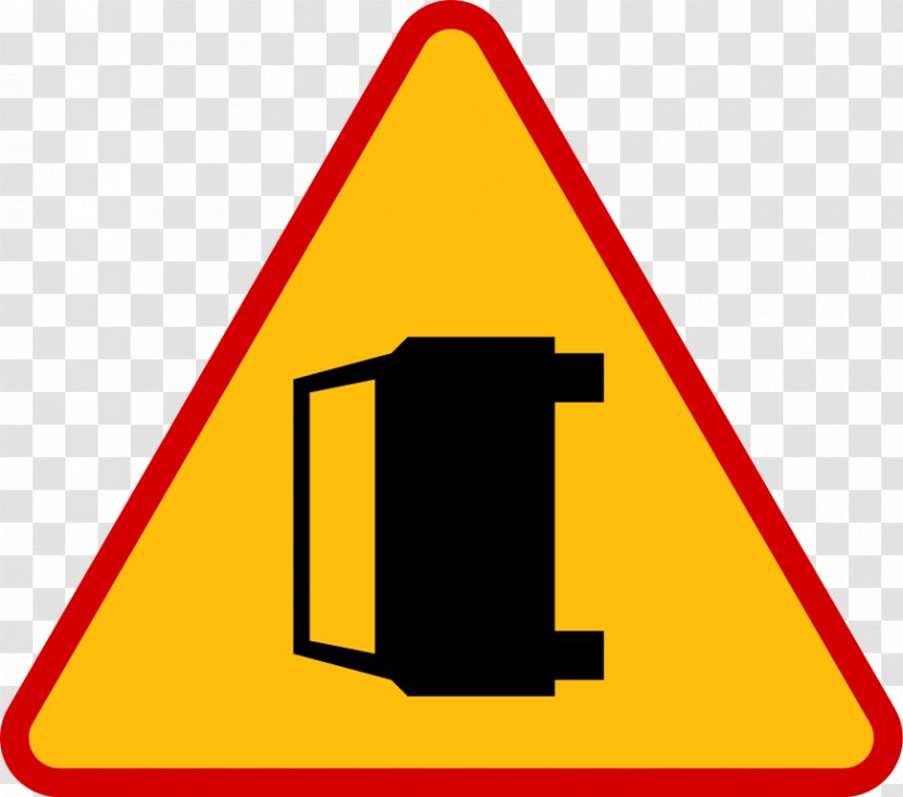 Warning Sign Traffic Road Znaki Ostrzegawcze W Polsce Transparent PNG