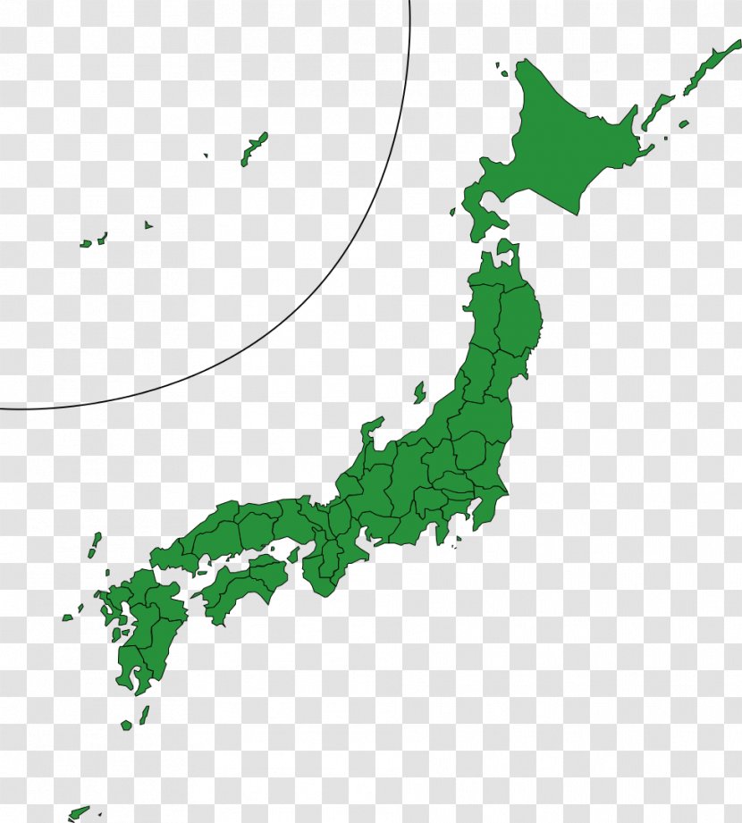 Japan Vector Map - Tree - Nara Transparent PNG