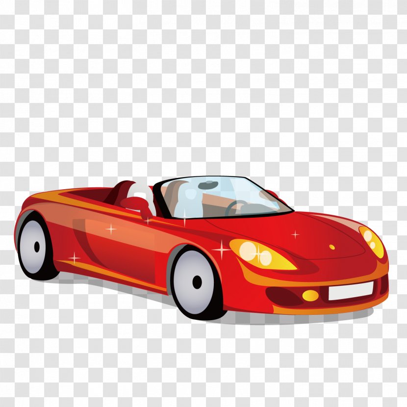 Sports Car Ferrari - Brand - Red Transparent PNG