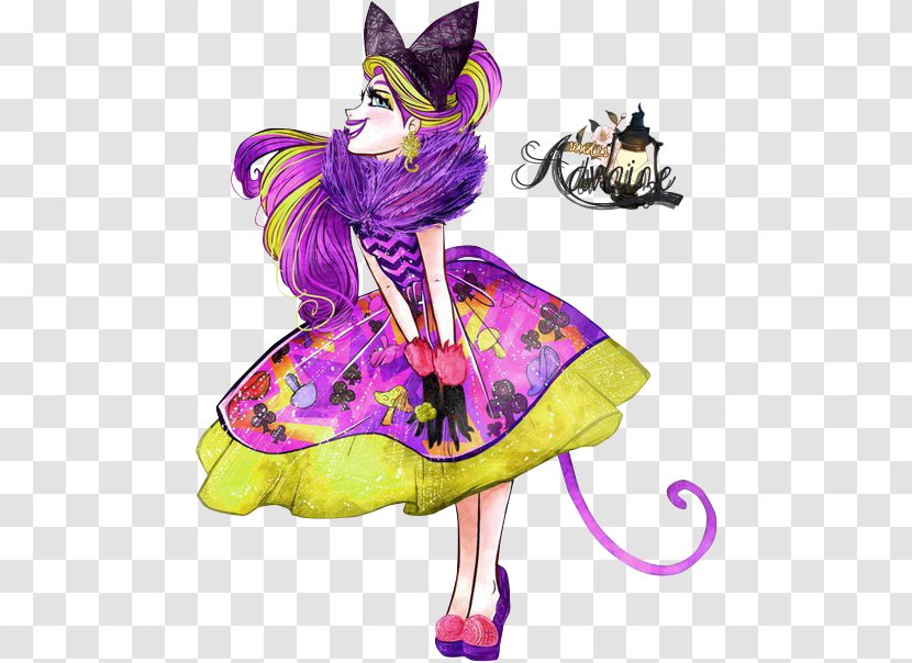 Ever After High Fan Art Monster Queen Of Hearts Doll Transparent PNG