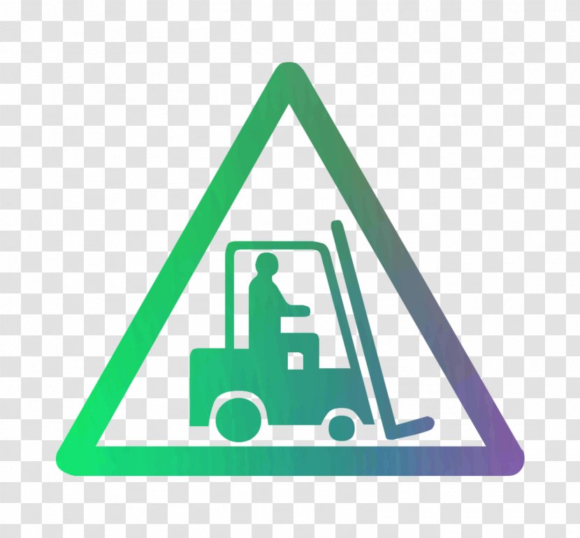 Forklift Warning Sign Sticker Safety - Hazard Symbol Transparent PNG