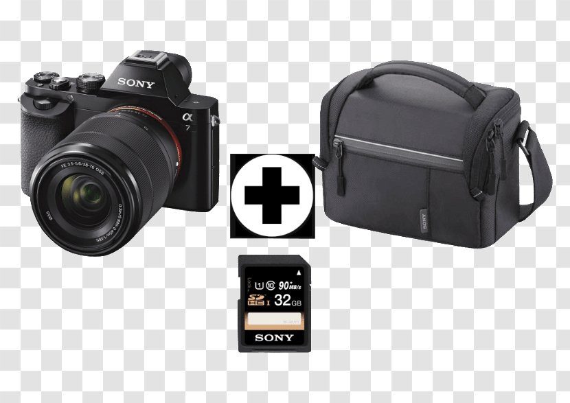 Sony Alpha 7R Mirrorless Interchangeable-lens Camera Full-frame Digital SLR FE 28-70mm F3.5-5.6 OSS - Cameras - Lens Transparent PNG