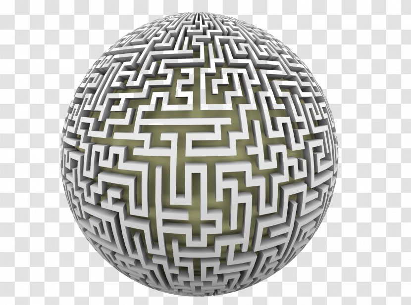 Maze Labyrinth Drawing - Escape The Room Transparent PNG