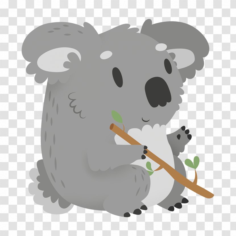 Koala Bear Illustration Cartoon Computer Mouse - Snout - Singing Penguin Transparent PNG