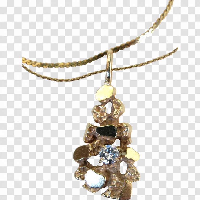 Locket Necklace Gemstone Body Jewellery - Nugget Transparent PNG