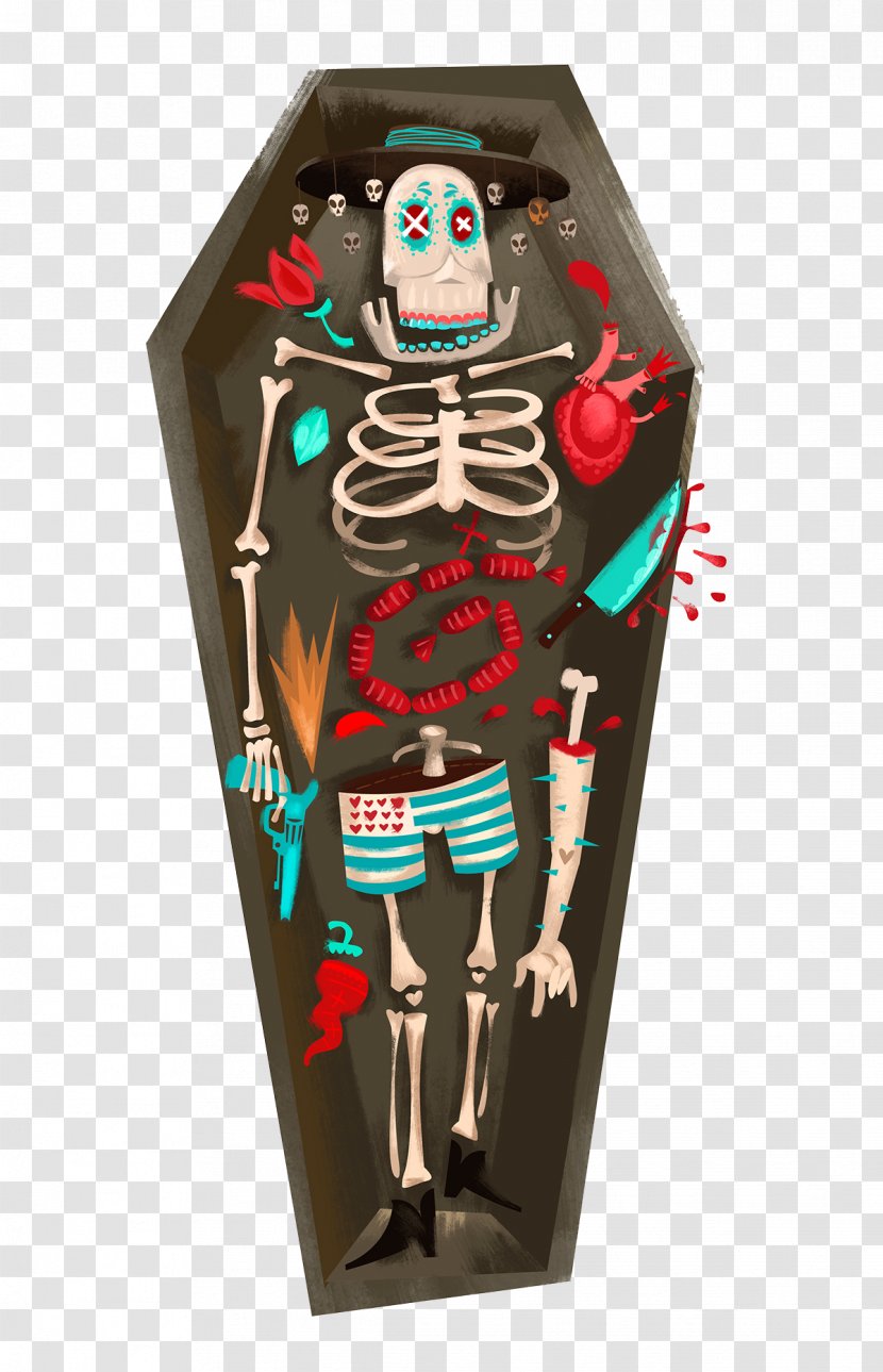 Skeleton Coffin - Death Transparent PNG