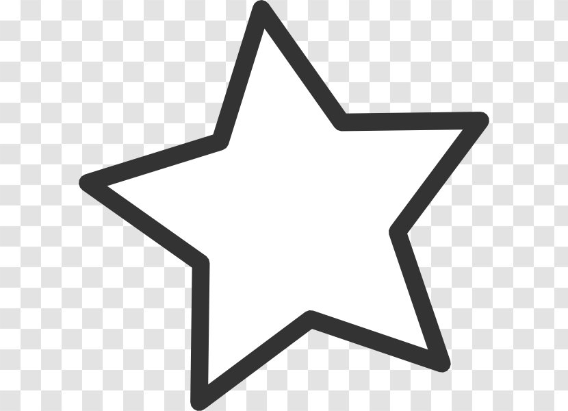 Star Black And White Clip Art - Free Content - Cliparts Stars Online Transparent PNG