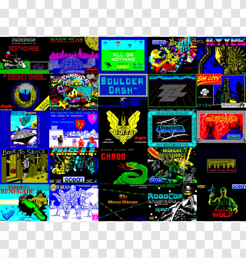Video Games PC Game Amiga Atari - Technology - Zx 81 Spectrum Transparent PNG