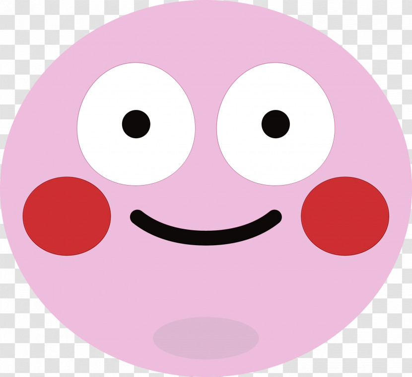 Smiley Pink M Snout Meter Transparent PNG