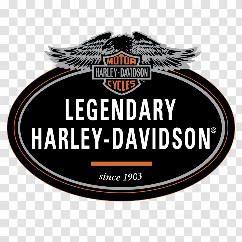 Legendary Harley-Davidson Motorcycle Logo Transparent PNG