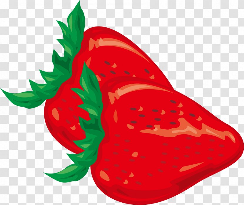 Strawberry Piquillo Pepper Tabasco Fruit - Fictional Character - Red Glitter Flower Transparent PNG