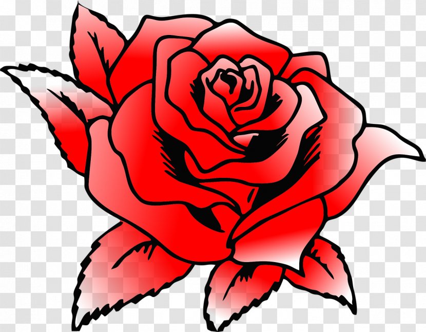Clip Art Garden Roses Drawing Image Pixabay - Flower - Rose Clipart Red Transparent PNG