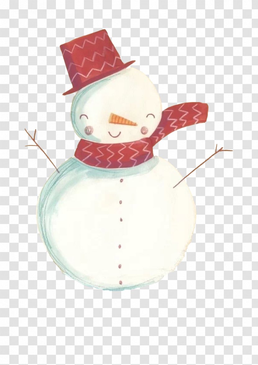 Snowman Scarf Doll Hat - Cute Cartoon Transparent PNG