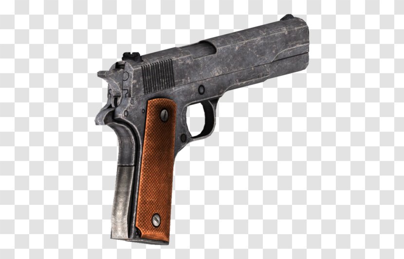 Fallout: New Vegas Weapon Firearm Pistol .45 ACP - Revolver - Sights Transparent PNG