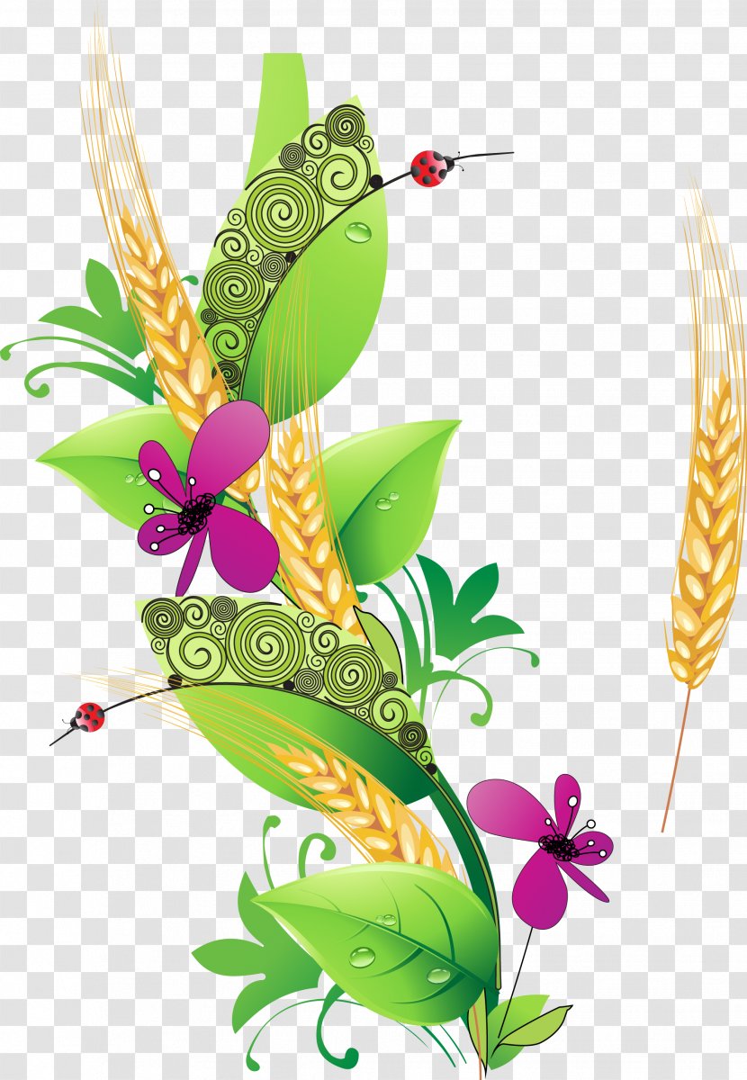 Telugu Literature Quotation Wholesale Shoes-Golden Road Trading Tamil - Creative Wheat Plant Decoration Vector Transparent PNG