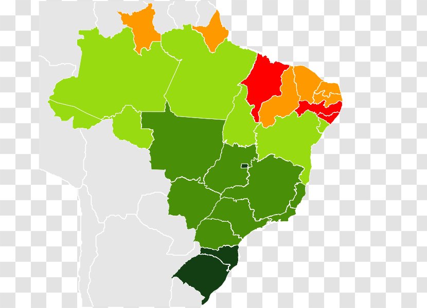Regions Of Brazil North Region, South Southeast - Region - Beleza Frame Transparent PNG