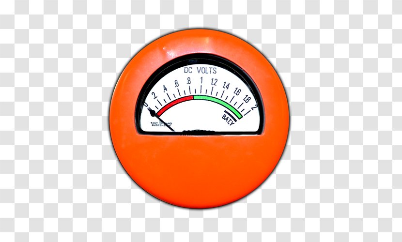 Electric Potential Difference Voltmeter Analogue Electronics Analog Signal Electrode - Orange Transparent PNG