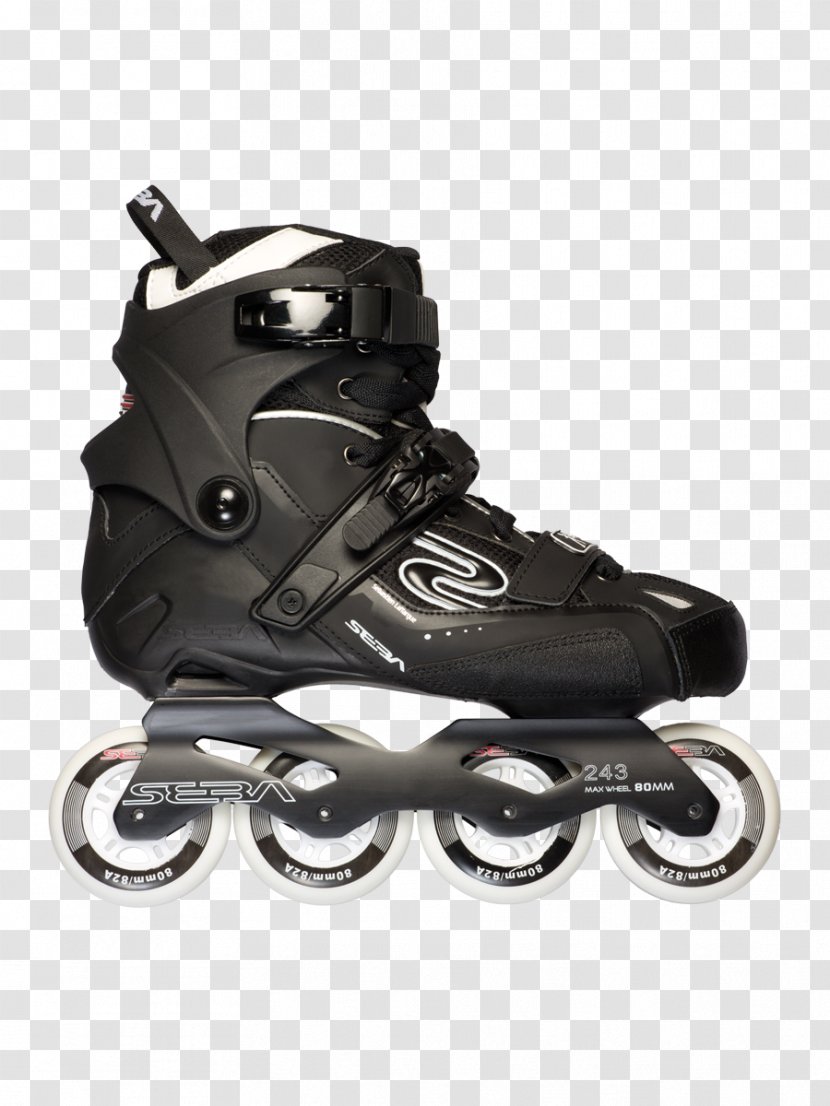 In-Line Skates Roller Skating Powerslide Road - Black Transparent PNG