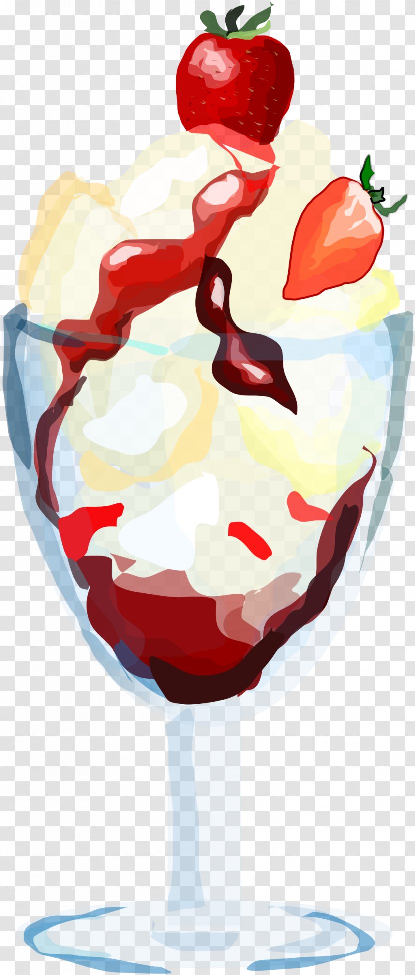 Ice Cream Sundae Fudge Clip Art Transparent PNG