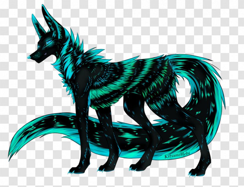 Red Fox Demon Dog Graphics Illustration - Legendary Creature - Gray Wolf Drawings Step By Transparent PNG