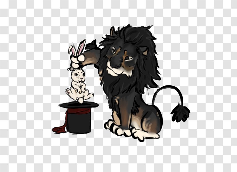 Lion Cat Dog Canidae - Vertebrate Transparent PNG