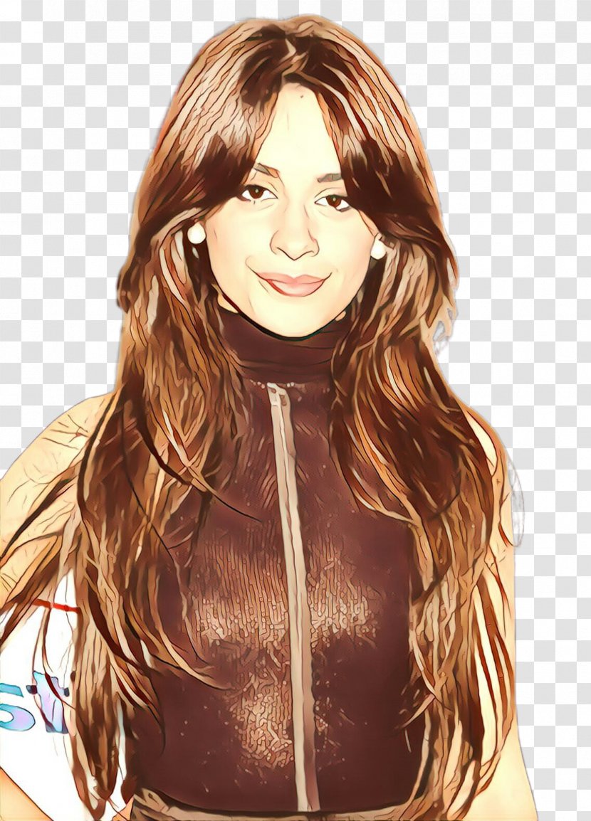 Hair Hairstyle Brown Long Layered - Cartoon - Wig Blond Transparent PNG