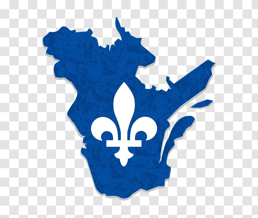 Flag Of Quebec Province Canada - Tree - Map Transparent PNG